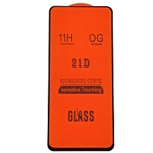 Защитное стекло 21D для OPPO A54 4G, цвет окантовки черный