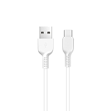 Кабель HOCO X13 Easy USB Type C, 2A, длина 1 метр, цвет белый