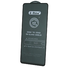 Защитное стекло 6D G-Rhino для TECNO Spark 20, Spark 20C, Spark GO 2024, цвет окантовки черный Защитное стекло 6D G-Rhino для TECNO Spark 20, Spark 20C, Spark GO 2024, цвет окантовки черный