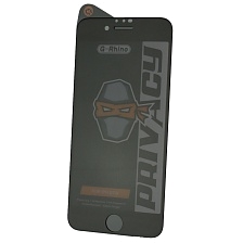 Защитное стекло Антишпион G-Rhino для APPLE iPhone 7, iPhone 8, цвет окантовки черный