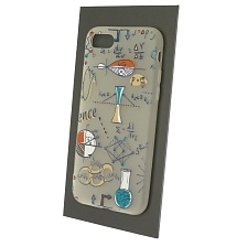 Чехол накладка для APPLE iPhone 7, iPhone 8, силикон, рисунок Наука