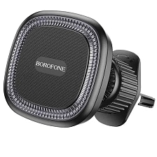 Автомобильный магнитный держатель BOROFONE BH96, в дефлектор воздуховода, цвет черный