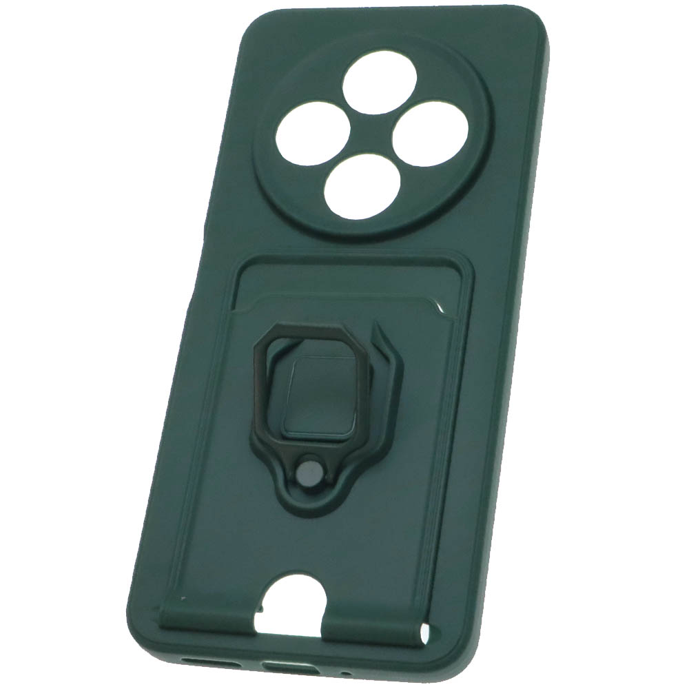 Чехол накладка VERSATILE 3 в 1 для XIAOMI Redmi 14C, POCO C75, цвет темно зеленый