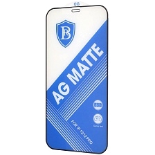 Защитное стекло AG Matte Finish для APPLE iPhone 12, iPhone 12 Pro, матовое, цвет окантовки черный Защитное стекло AG Matte Finish для APPLE iPhone 12, iPhone 12 Pro, матовое, цвет окантовки черный