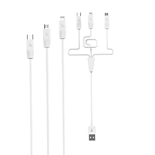 HOCO X1 Rapid Charging кабель-USB Micro USB / Apple lightning 8 pin / Type-C, длина 1 метр, цвет белый.
