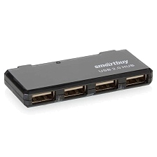 USB Хaб SmartBuy SBHA-6110, 4 порта, цвет черный