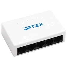Коммутатор, свитч DPTEK DK2000-105F-M, 5 портов, 10/100Mbps, цвет белый