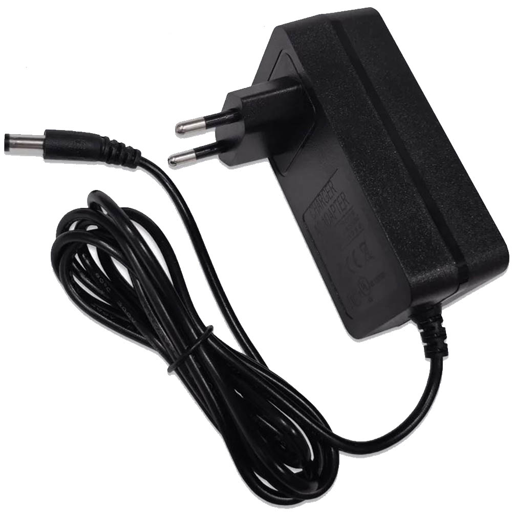 Блок питания для пылесоса Polaris PVCS 0725, 26V, 0.4A, 5.5*2.5, длина 1.4 метра, цвет черный