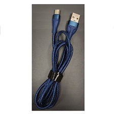 Кабель XB X35t USB Type C, длина 1 метр, цвет синий