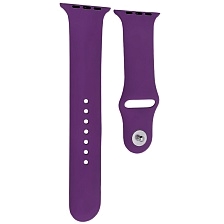 Ремешок для Apple Watch спортивный "Sport", размер 42-44 mm, цвет темно фиолетовый