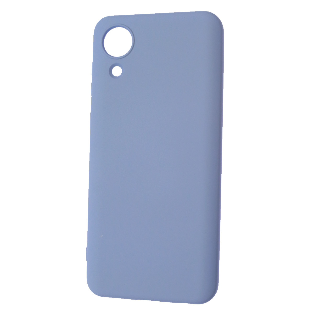 Чехол накладка NANO для SAMSUNG Galaxy A03 Core (SM-A032F), силикон, бархат, цвет небесно голубой