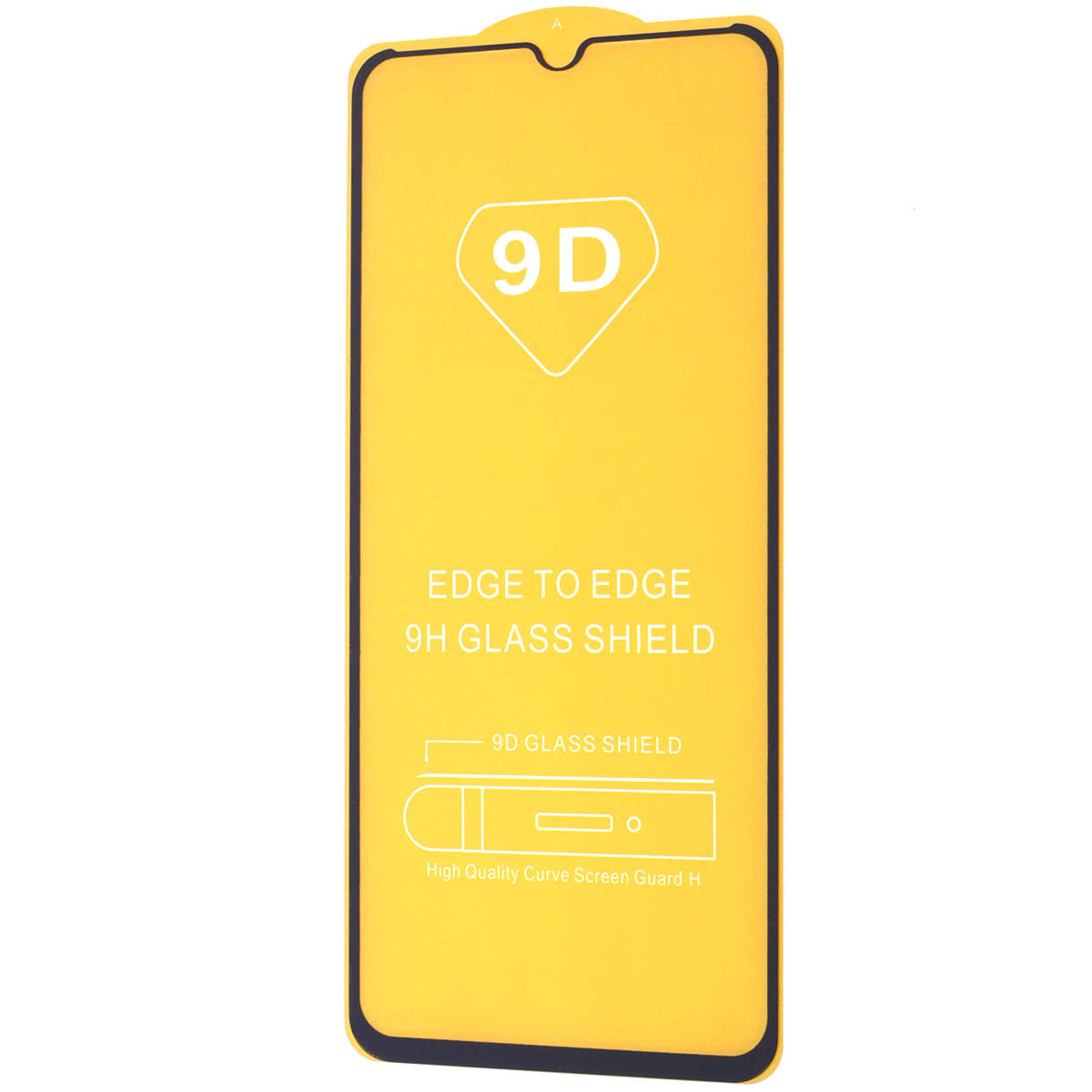 Защитное стекло 9D для SAMSUNG Galaxy A14, цвет окантовки черный