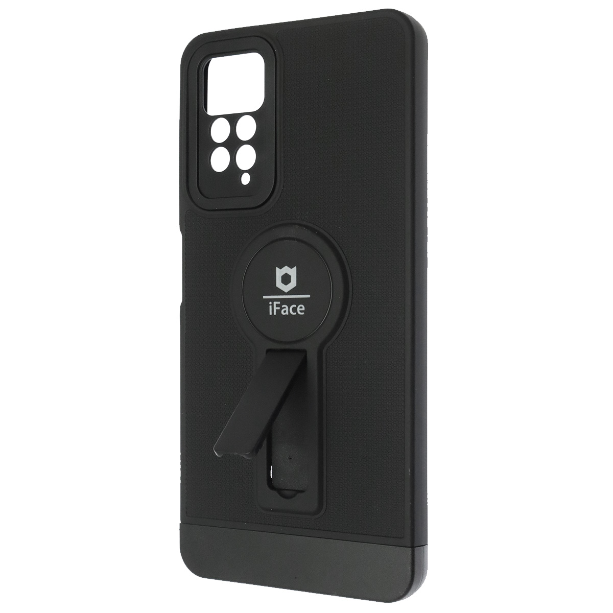 Чехол накладка iFace для XIAOMI Redmi Note 11 Pro, Redmi Note 11 Pro 5G, силикон, защита камеры, выдвижная подставка, цвет черный