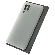 Чехол накладка для SAMSUNG Galaxy A22 4G (SM-A225F), M22 (SM-M225F), M32 (SM-M325F), силикон, цвет белый