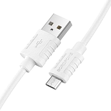 Кабель BOROFONE BX52 Airy Micro USB, 2.4A, длина 1 метр, цвет черный