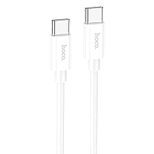 Кабель HOCO X87 Cool Type-C на Type-C, 3A, 60W, длина 1 метр, цвет белый