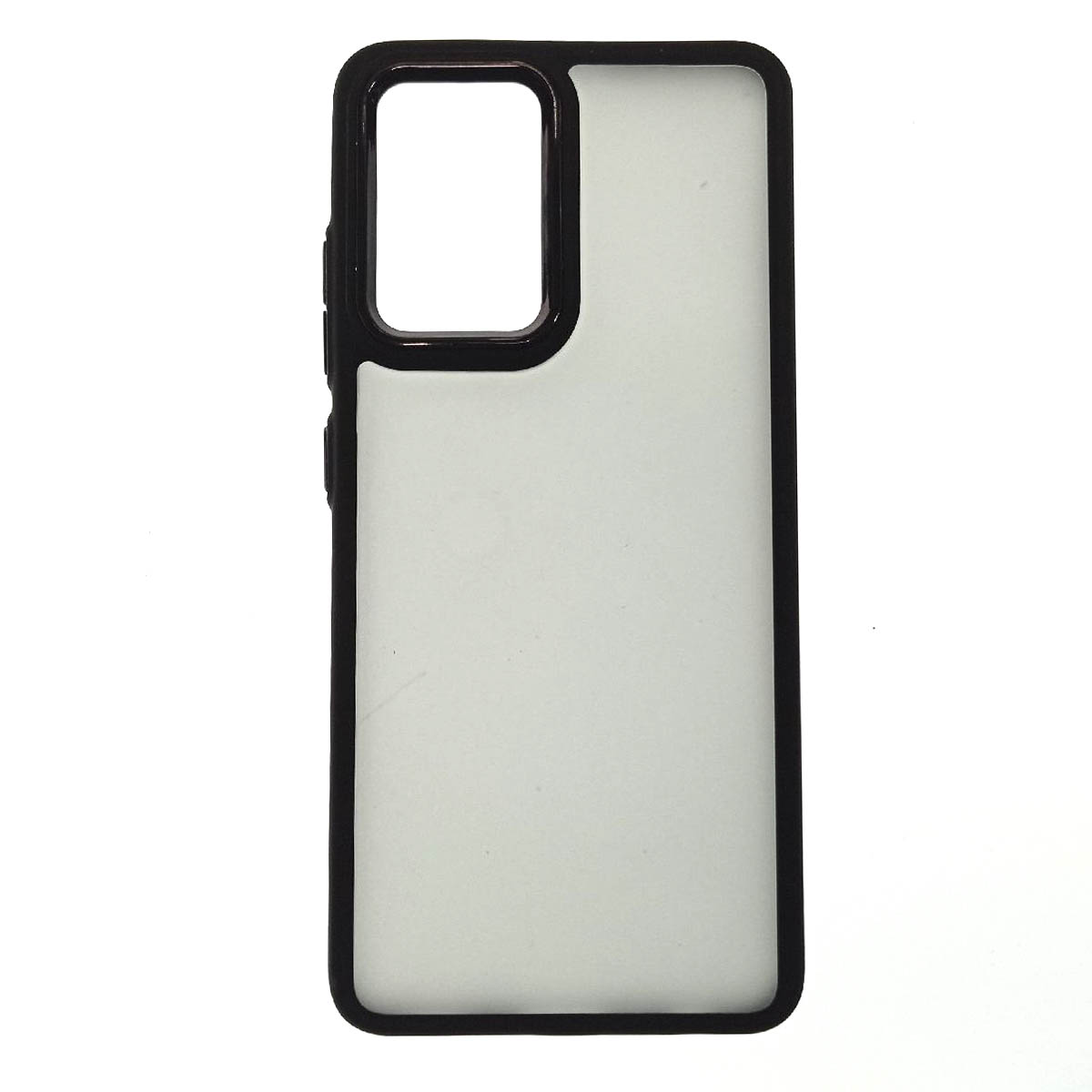 Чехол накладка для SAMSUNG Galaxy A32, силикон, пластик, цвет окантовки черный