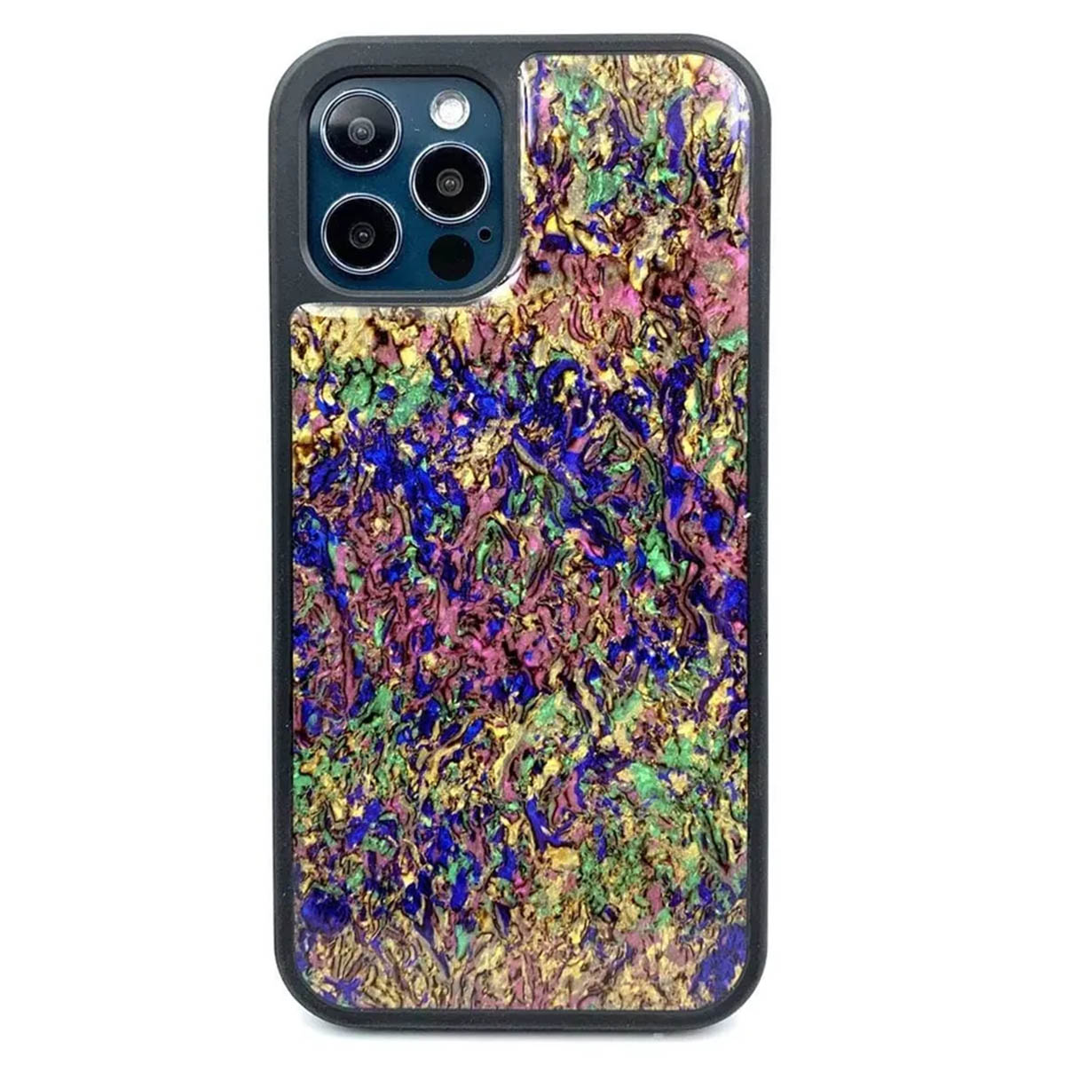 Чехол накладка K-DOO для APPLE iPhone 12 Pro Max, силикон, рисунок lava, цвет разноцветный
