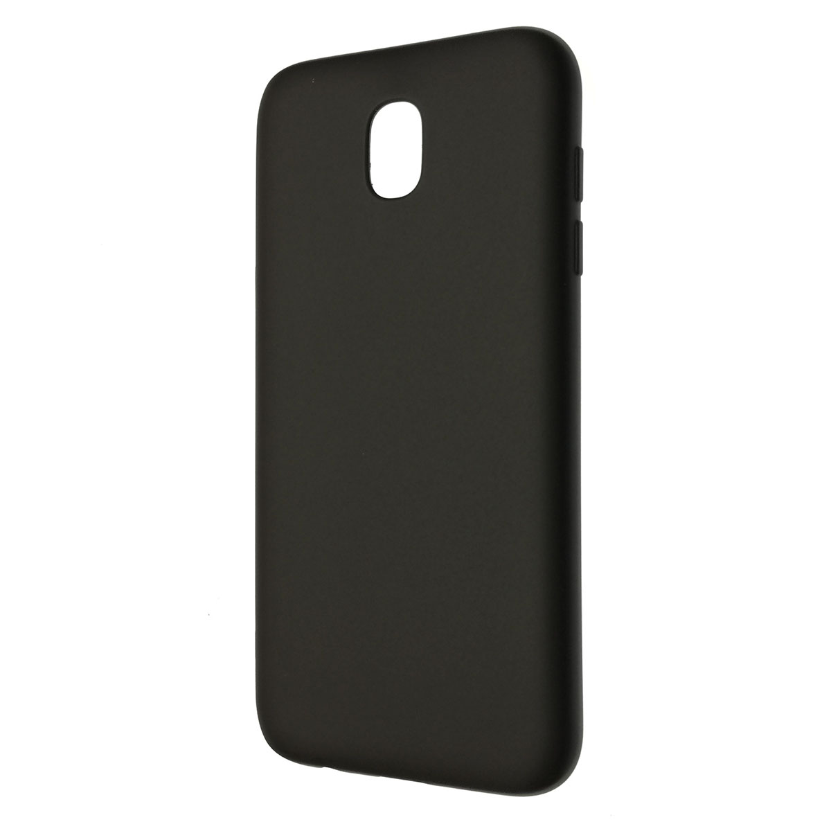Чехол накладка для SAMSUNG Galaxy J5 2017 (SM-J530), силикон, матовый, цвет черный.