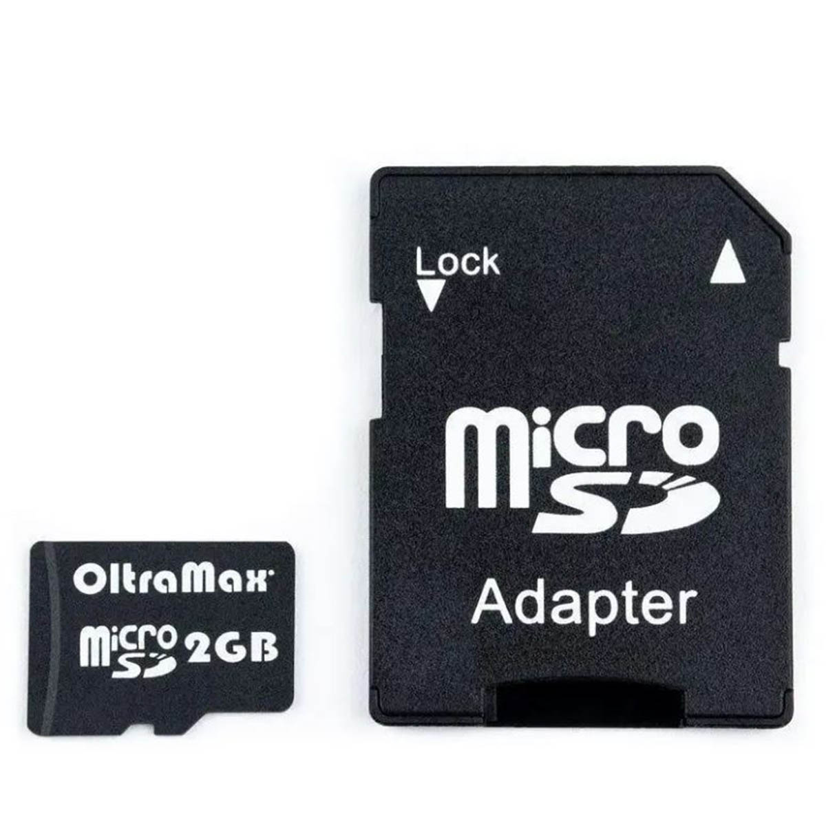 Карта памяти MicroSDHC 2Gb OltraMax, с адаптером