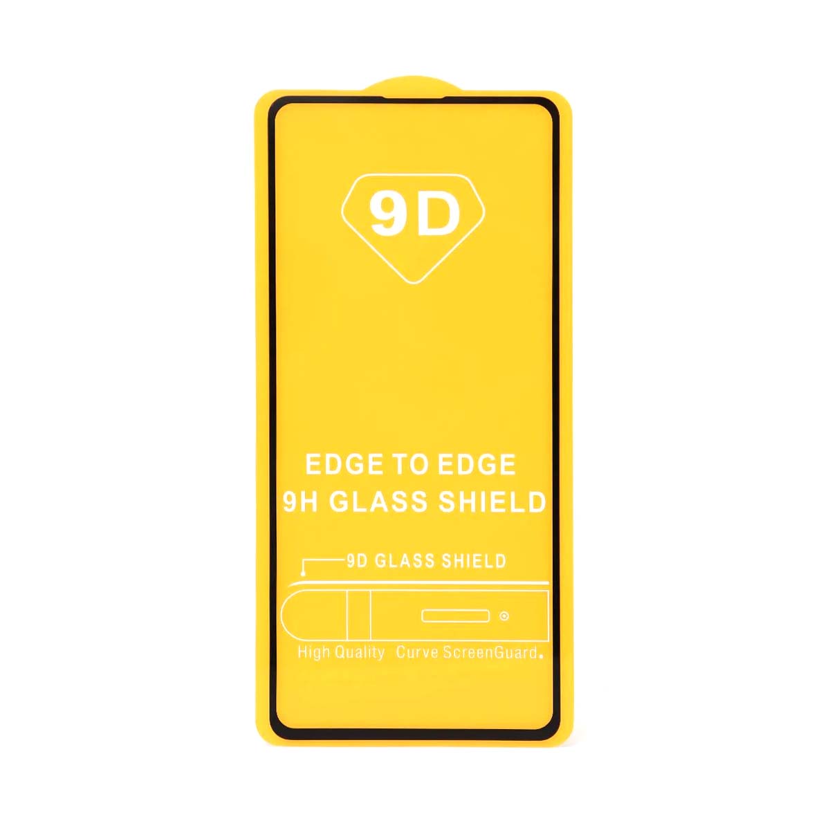 Защитное стекло 9D для SAMSUNG Galaxy A72 (SM-A725F), цвет окантовки черный