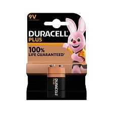 Батарейка DURACELL PLUS Крона LR61 BL1 Alkaline 9V