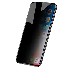 Защитное стекло Антишпион для APPLE iPhone 15 Pro (6.1"), цвет окантовки черный