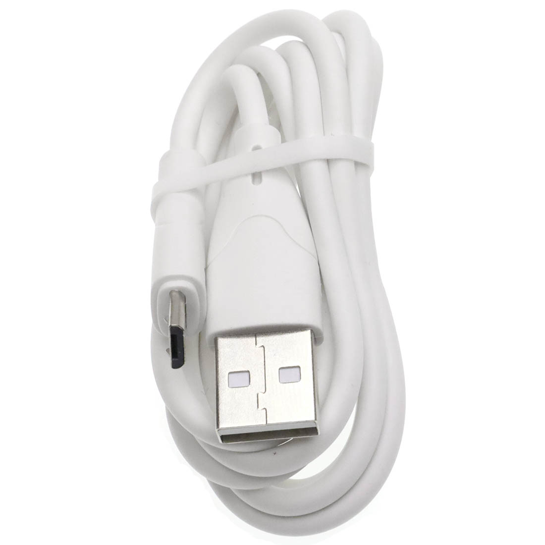 Кабель QAYAN QCUM-108 Micro USB, 2.4A, длина 1 метр, цвет белый