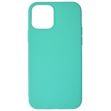 Чехол накладка Soft Touch для APPLE iPhone 12, iPhone 12 Pro (6.1"), силикон, цвет бирюзовый