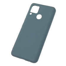 Чехол накладка SOFT TOUCH для Realme C15, силикон, матовый, цвет хвойный