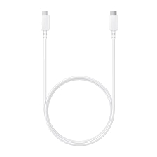 Кабель SAMSUNG (EP-DN975BWEGWW) USB Type C на USB Type C, 100W, 5A, длина 1 метр, цвет белый Кабель SAMSUNG (EP-DN975BWEGWW) USB Type C на USB Type C, 100W, 5A, длина 1 метр, цвет белый
