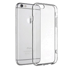 Чехол накладка TPU Case для APPLE iPhone 6, iPhone 6G, iPhone 6S, силикон, цвет прозрачный.