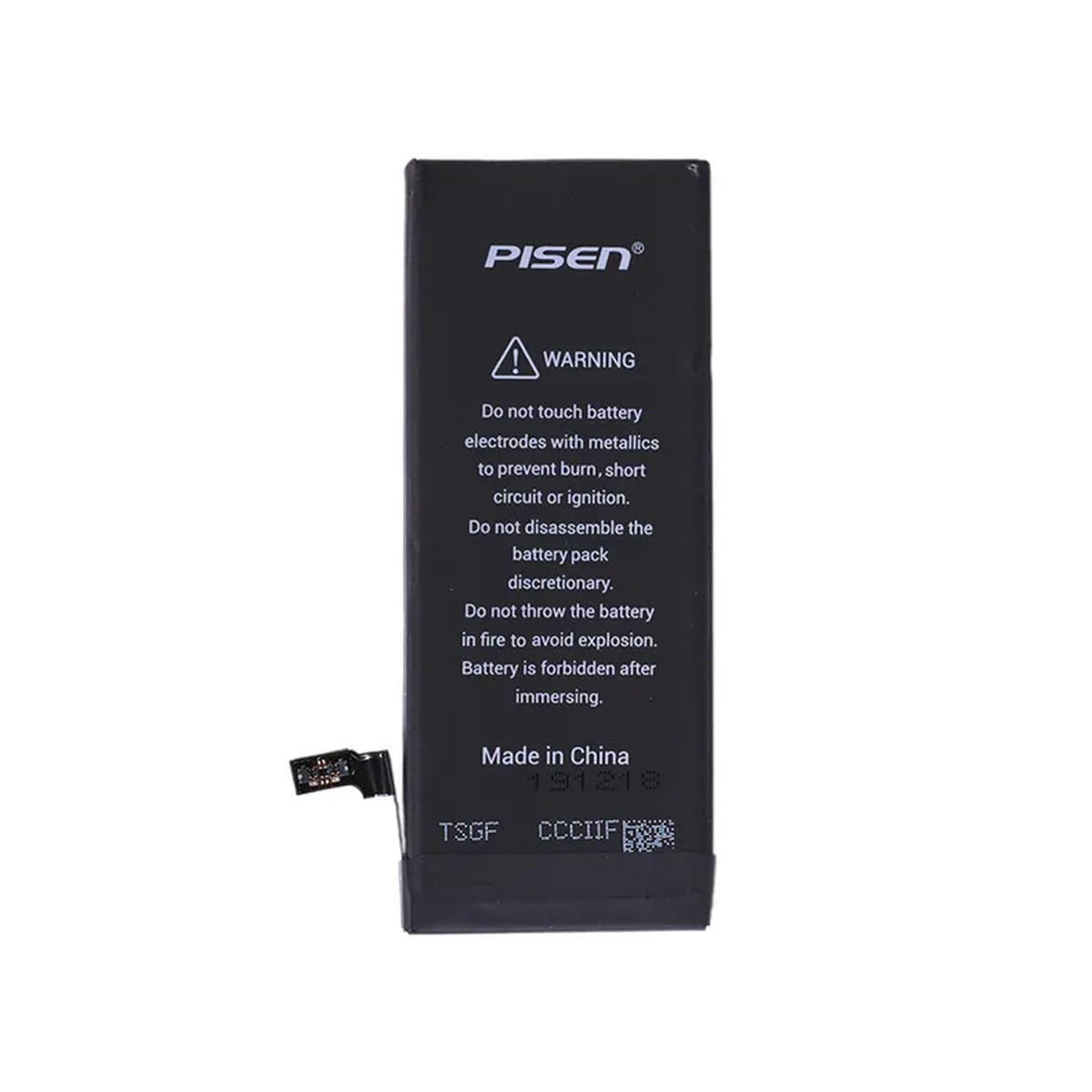 АКБ (Аккумулятор) Pisen для APPLE iPhone 6, 6G, 1810 mAh, цвет черный