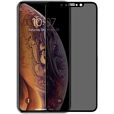 Защитное стекло "5D" PRIVACY Антишпион для APPLE iPhone XS/11 Pro MAX (6.5"), цвет канта черный. Защитное стекло "5D" PRIVACY Антишпион для APPLE iPhone XS/11 Pro MAX (6.5"), цвет канта черный.