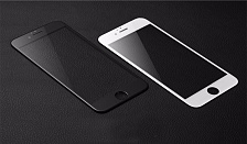 Защитное стекло 3D для APPLE iPhone 6 Plus (5.5") чёрный кант Monarch.