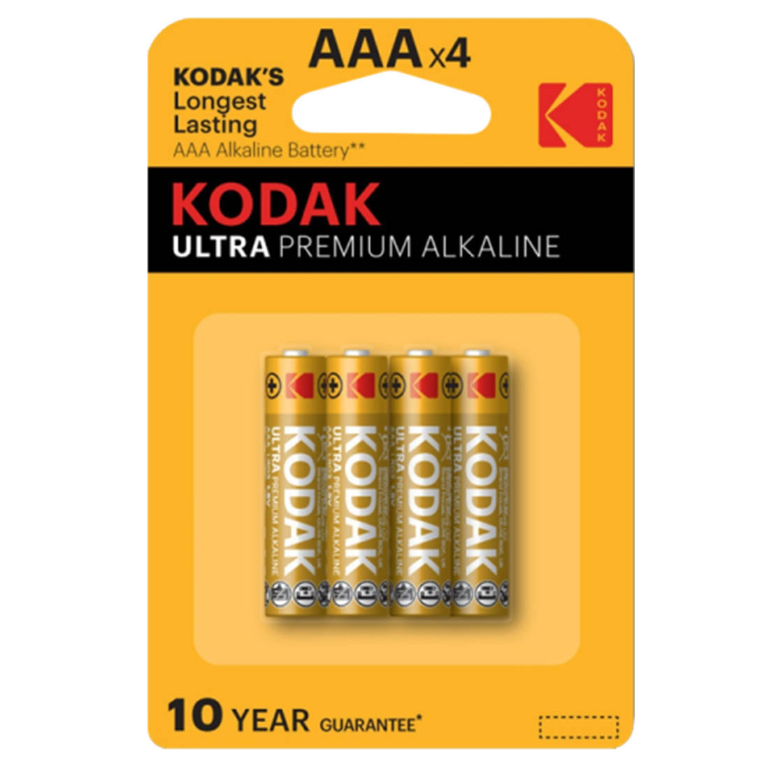 Батарейка KODAK ULTRA R03 AAA BL4 1.5V
