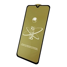 Защитное стекло Full Glue Premium для SAMSUNG Galaxy A01 (SM-A015), A40 (SM-A405), цвет окантовки черный.