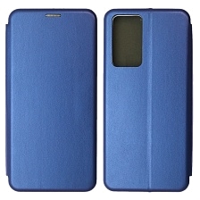 Чехол книжка STYLISH для INFINIX Note 11 Pro, экокожа, визитница, цвет синий