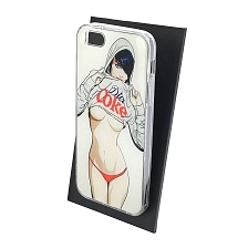 Чехол накладка для APPLE iPhone 5, iPhone 5G, iPhone 5S, iPhone SE, силикон, глянцевый, рисунок Dier Coke