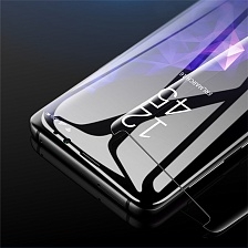 Защитное стекло 4D для SAMSUNG Galaxy S8 PLUS SM-G955 прозрачное Monarch.