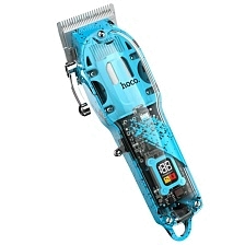 Машинка для стрижки волос HOCO DAR10, 4 насадки, цвет голубой