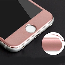 Защитное стекло 3D для APPLE iPhone 6/6S 4.7" розовое золото толщина 0,26mm RINCO MBL.