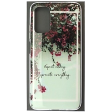 Чехол накладка для XIAOMI Redmi 9T, силикон, рисунок Expect nothing