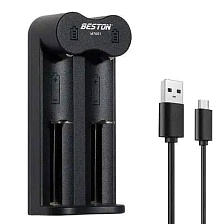 Зарядное устройство BESTON M7001, для аккумуляторов, с индикацией заряда, цвет черный Зарядное устройство BESTON M7001, для аккумуляторов, с индикацией заряда, цвет черный