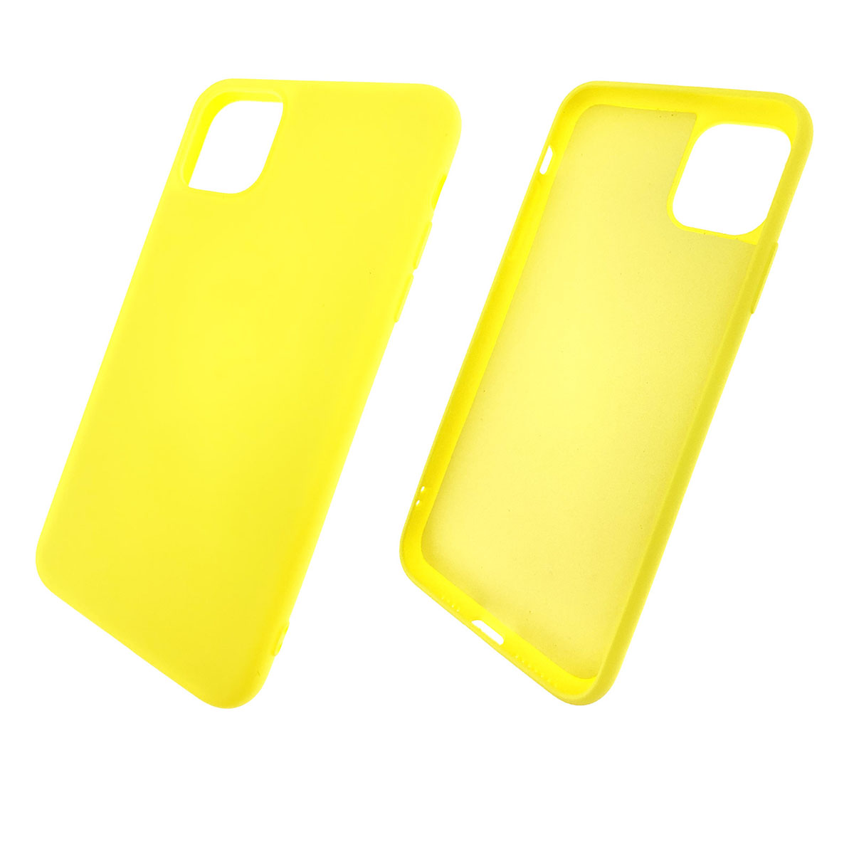 Чехол накладка для APPLE iPhone 11 Pro MAX 2019, силикон, цвет желтый