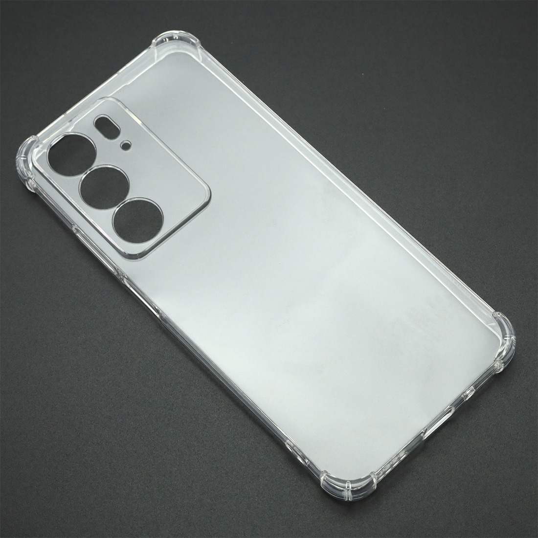 Чехол накладка для Realme C75 4G, защита камеры, усиленные края, силикон, прозрачный