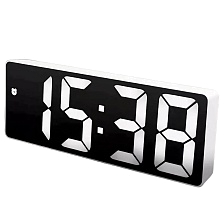 Электронные часы X0712L, будильник, белый циферблат, цвет белый