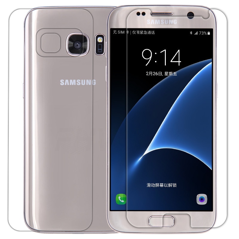 Защитная противоударная пленка Lito 360° Full Cover на 2 стороны для SAMSUNG Galaxy S7 (SM-G930), прозрачная.