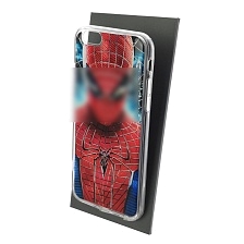 Чехол накладка для APPLE iPhone 6, iPhone 6G, iPhone 6S, силикон, глянцевый, рисунок Человек в маске