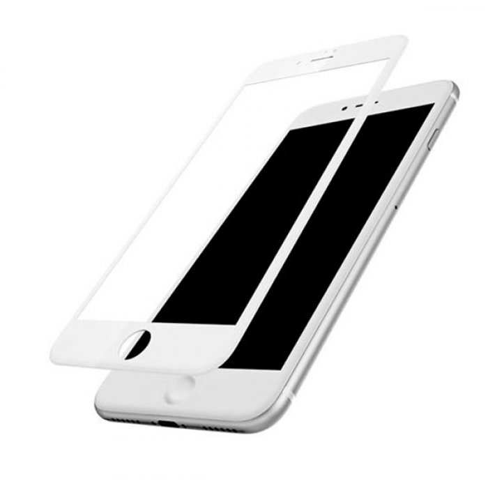 Защитное стекло 5D ANIF для APPLE iPhone 6 (4.7") кант белый DO THE BEST.